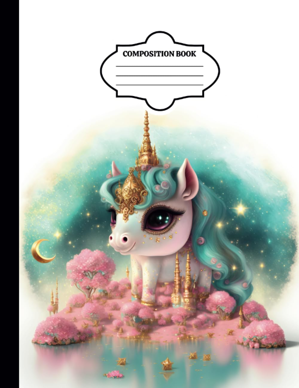 Dreamwave Unicorn Composition Notebook (College Ruled 8.5"x11" 120 Pages)