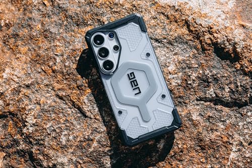 Image of Urban Armor Gear UAG Designed for Galaxy S26 5G Case, Pathfinder Clear - Compatible with Magnetic Charging Transparent Rugged Military Drop Tested Protective Cover - Ash /Black