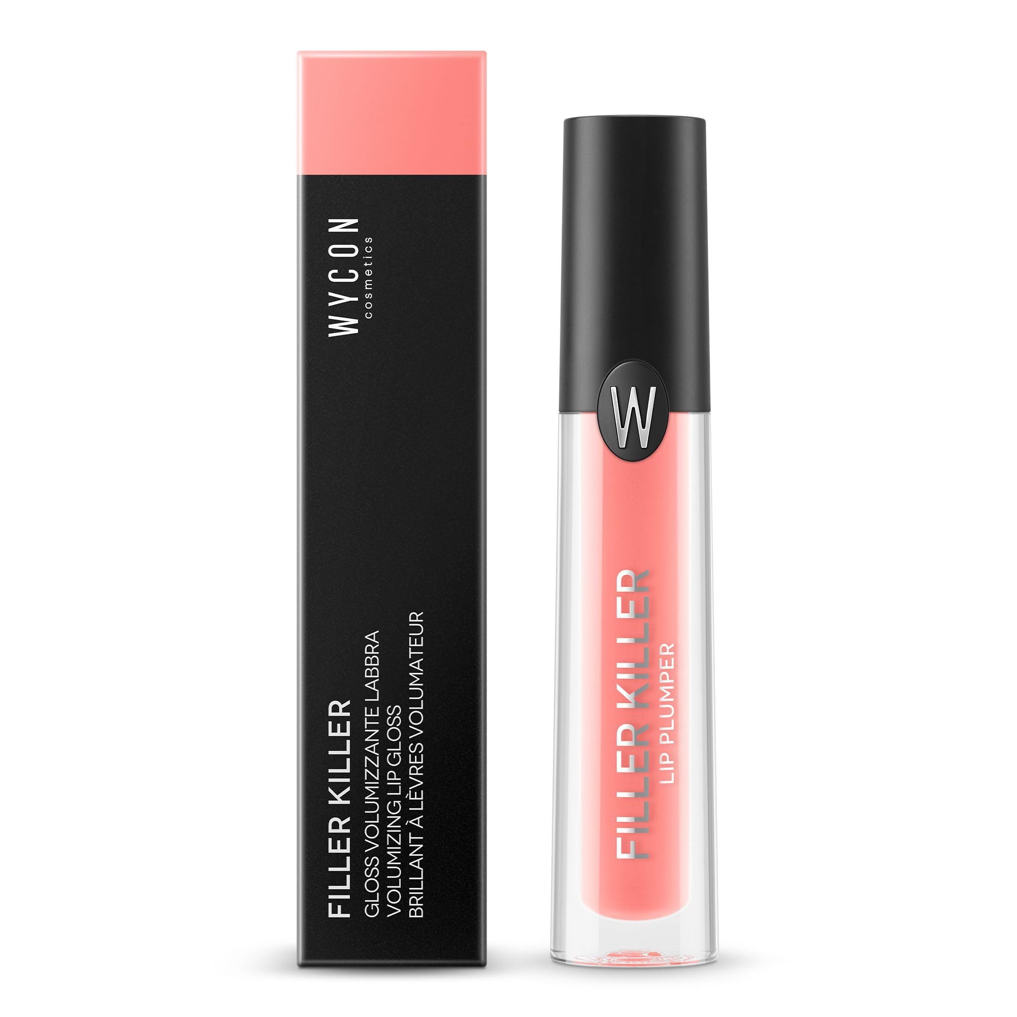 WYCON cosmetics FILLER KILLER LIP PLUMPER Lucidalabbra con effetto Rimpolpante e Volumizzante, Lipstick con Vitamina E e Mentolo