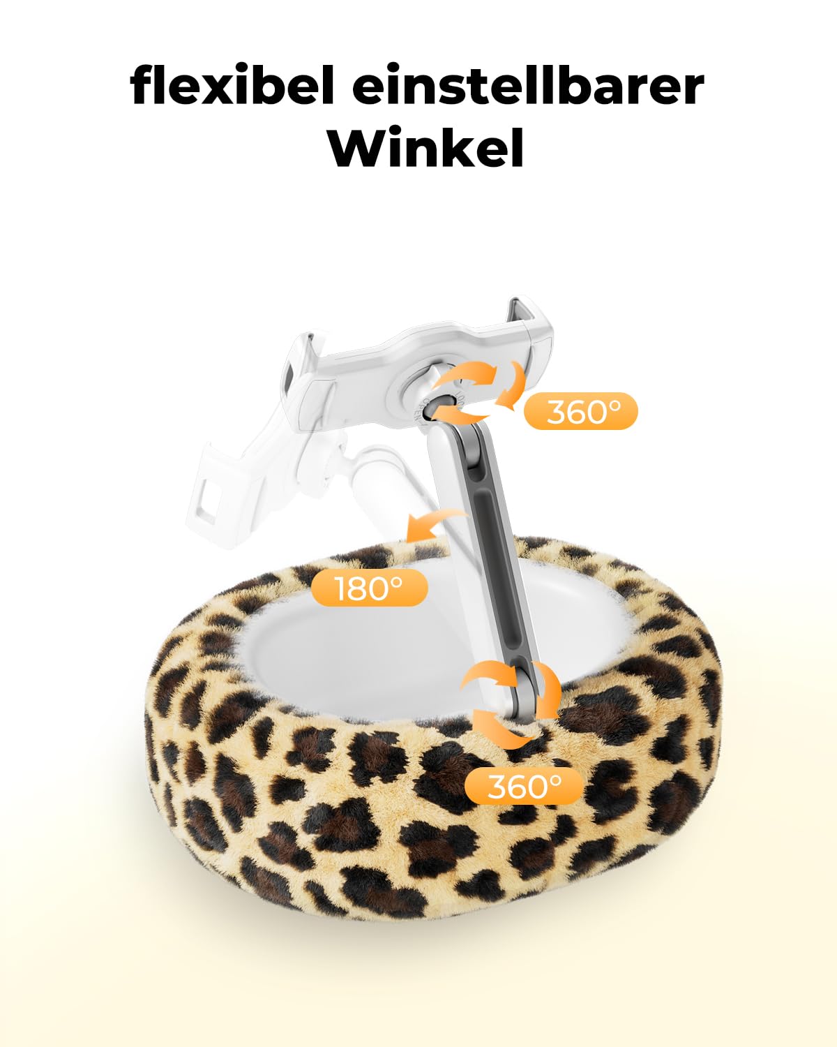 SupeDesk Tablet Halterung Bett,Kindle Halterung Kissen,iPad Ständer,kompatibel mit 4–11" Geräten,Handyhalterung,Kindle Halter für Sofa,Schoß,Bett, zum Lesen und Videoschauen, kuschelig weich & bequem