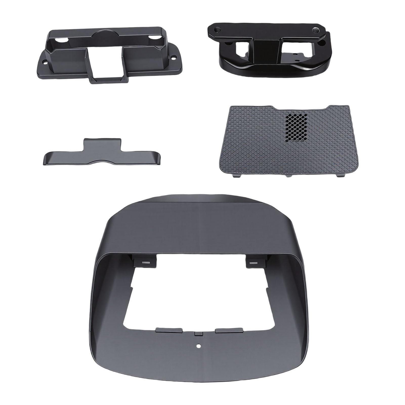 Soporte de Montaje Giratorio para Pantalla Modelo Y Duradero para Modelo Y Apto para Highland 2025-UP Rotación Vertical de 15° Horizontal de 30° Diseño Ergonómico para Navegación por Consola