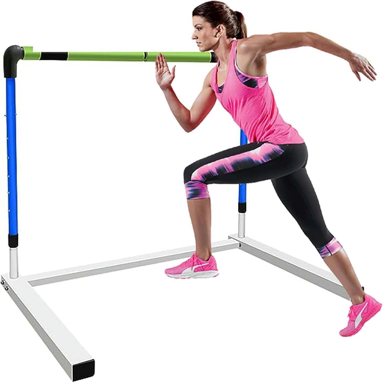 Hurdles for Agility Training Adjustable heigth 30~42inch - Durable Hurdles Athletics for Track & Field, Detachable Hurdle Set for Kids Athlete Jumping