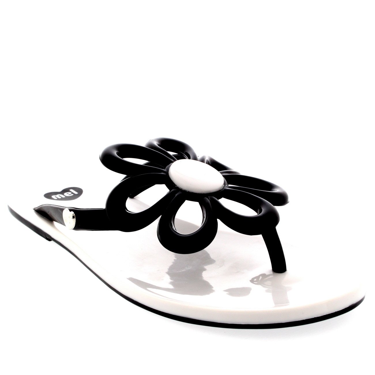 Womens Mel Dreamed By Melissa Flower Daisy Scented Summer Flip Flops