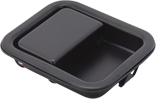 Miniatura 31 de TRQ Manija de la puerta exterior trasera izquierda del lado del conductor negra compatible con Honda Civic 2001-2005