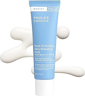 Paula's Choice RESIST Daily Hydrating Fluid Face Moisturizer SPF 50, UVA & UVB Protection, Chamomile & Vitamin E, Sunscree...