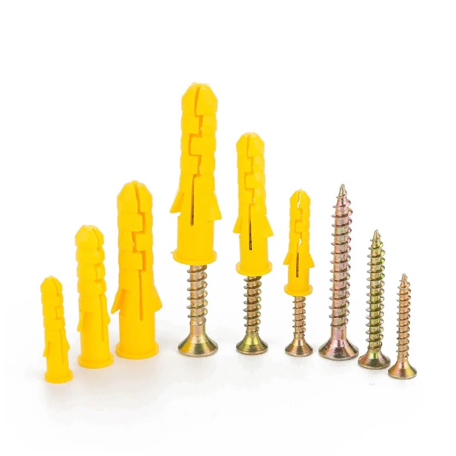 Tacos Pared M6 M8 M10 Tornillos Galvanizados Ancla for Paneles De Yeso Y Kit Surtido De Tornillos Anclas De Pared(M6 80mm (50pcs))