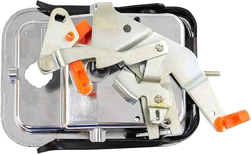 Miniatura 514 de TRQ Manija de puerta exterior delantera izquierda plateada para el lado del conductor compatible con Nissan 370Z 2009-2017