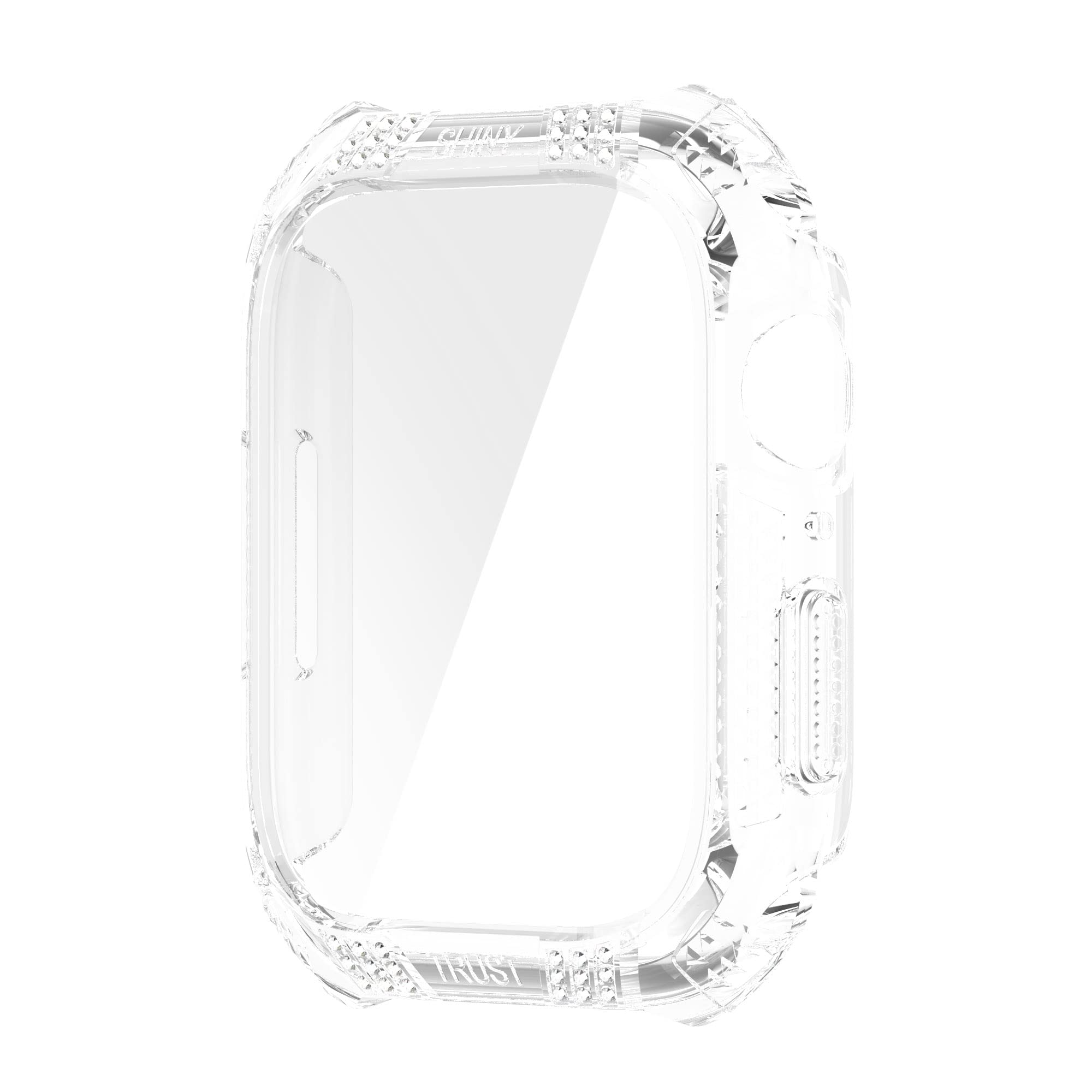 [2-Pack] Senter Case Cover for Apple Watch 41mm Series 7, Soft TPU All-Around Bumper with Built-in Screen Protecto for Apple Watch 41mm Series 7 Smart Watch