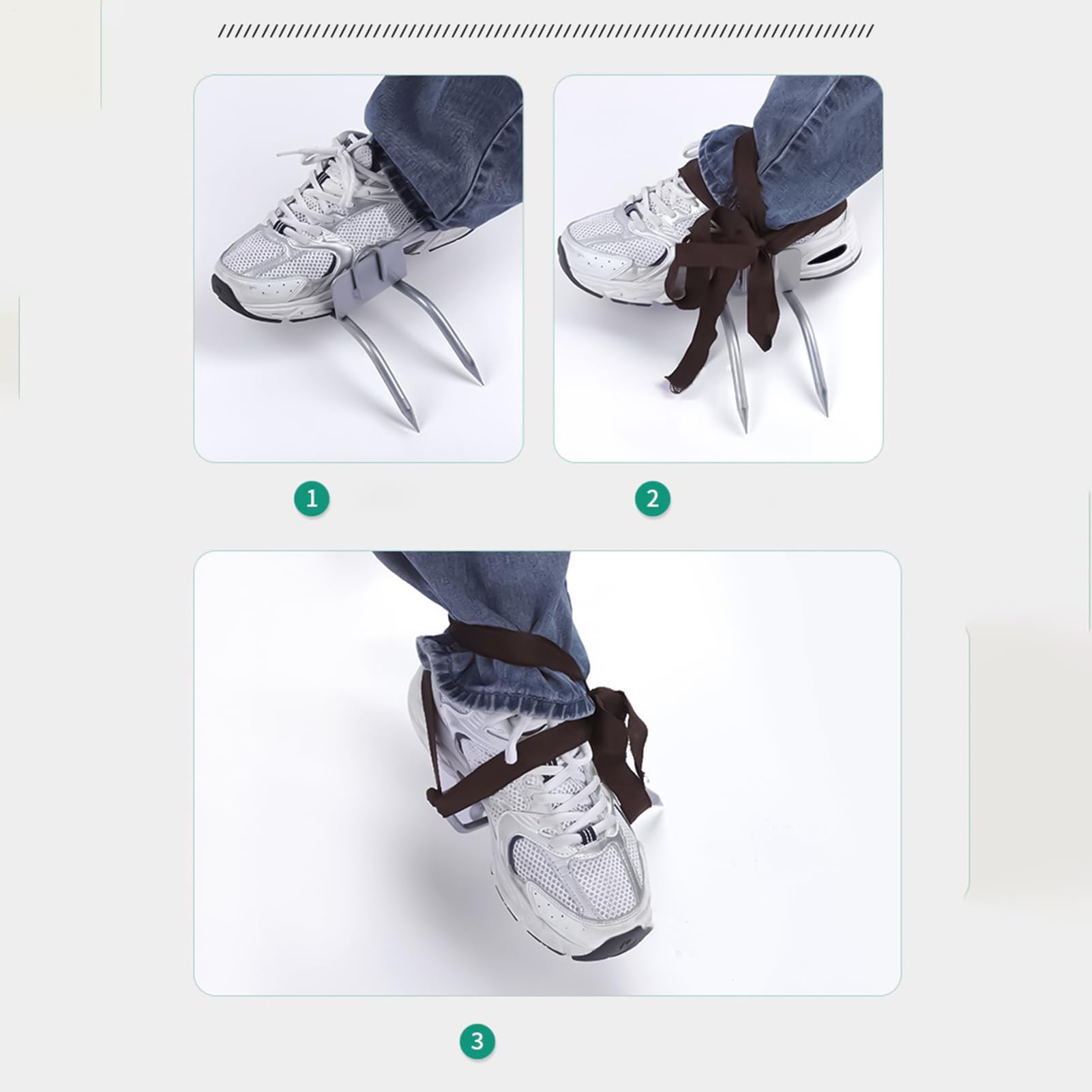 Garras para Escalar Árboles,Calzado de Seguridad para Arboristas (1 Par) - Herramientas Antideslizantes para Arboristas, Actividades al Aire Libre, Trabajos en Cubiertas y