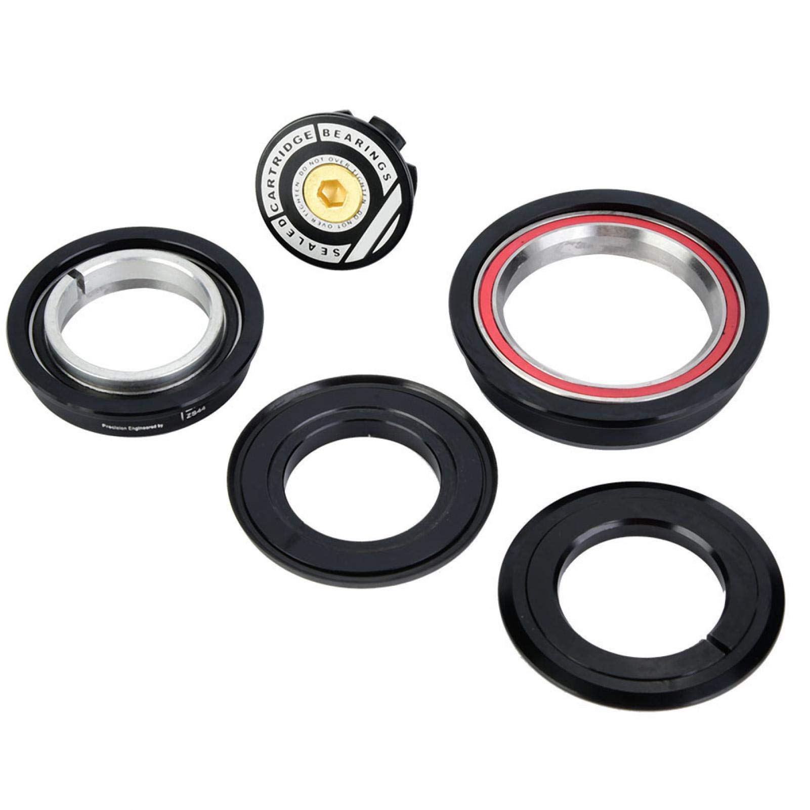 44mm 56mm 4456ST Mountain Road Bicycle Headset,Anti rust Bike Tube Fork Headset Ring,Sturdy Bike Bearing,for Mountain Road Bike