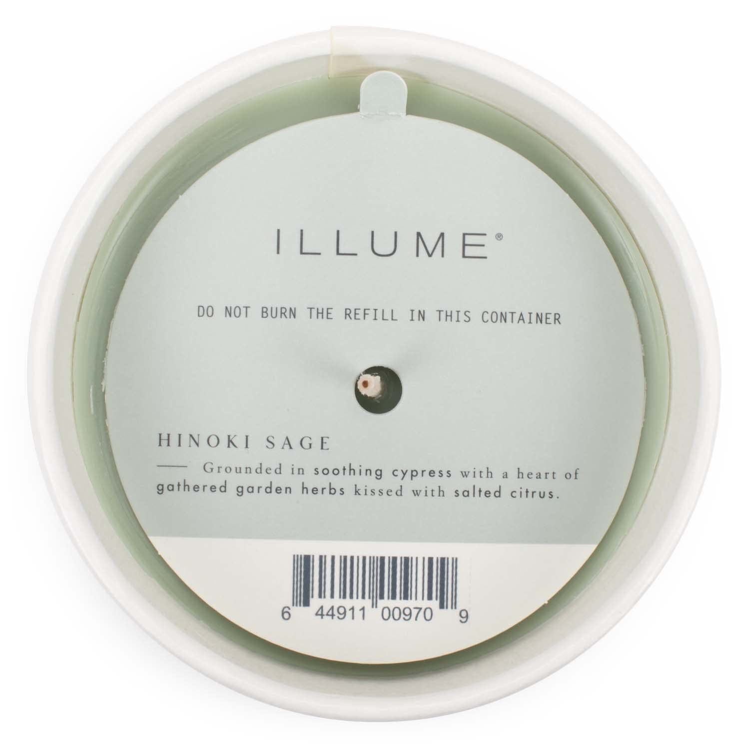 Beautifully Done Essentials Hinoki Sage Scented Candle Refill