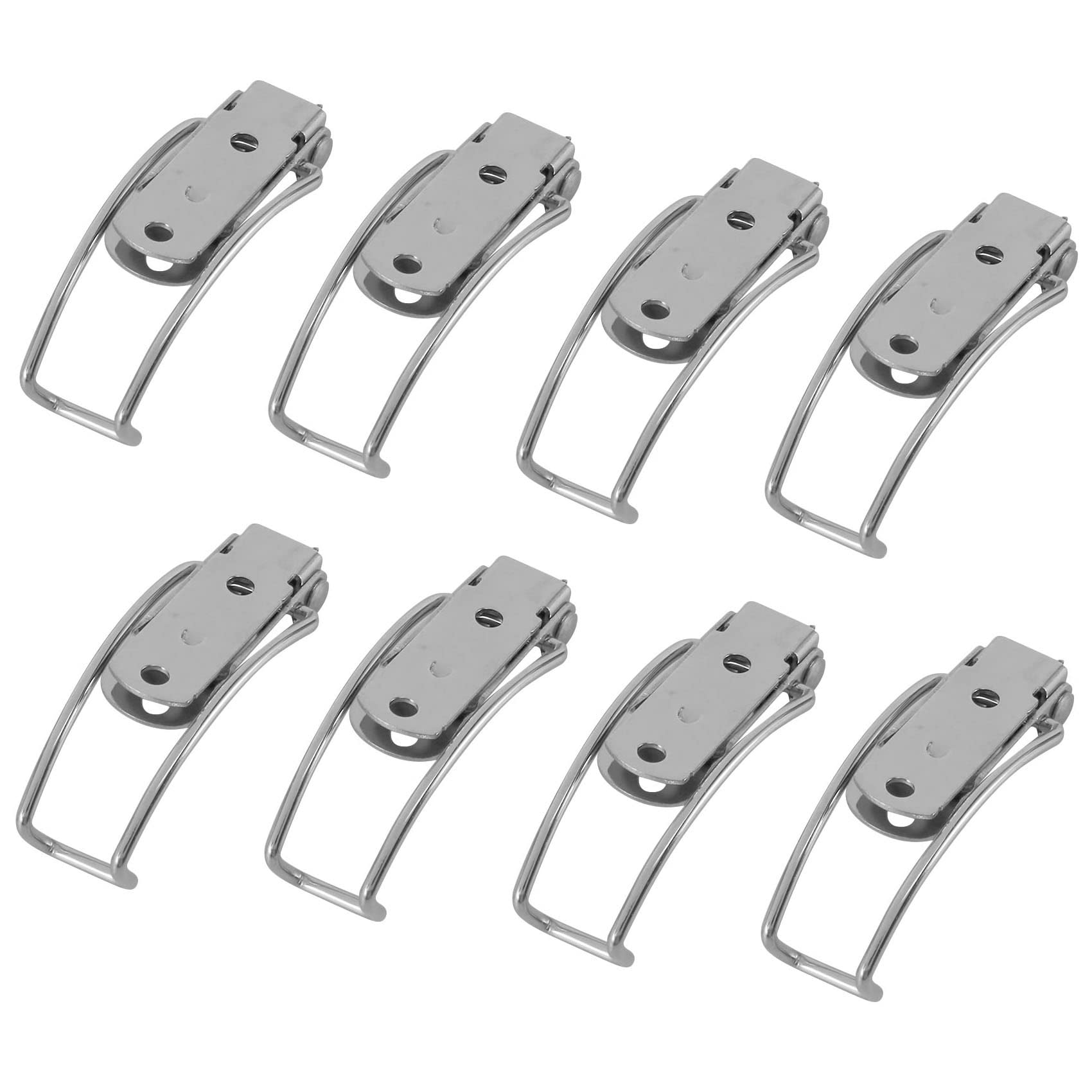 Aflytep 8X Spring Hasp 304 Stainless Steel Box Spring Cabinet Spring Hasp Carrying Box Tower Buckle