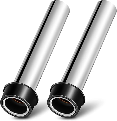 Tatuo 2 piezas de tubo de desbordamiento para fregadero de barra de 7.48 pulgadas de alto latón de metal colador de tubo de desbordamiento de tubo,