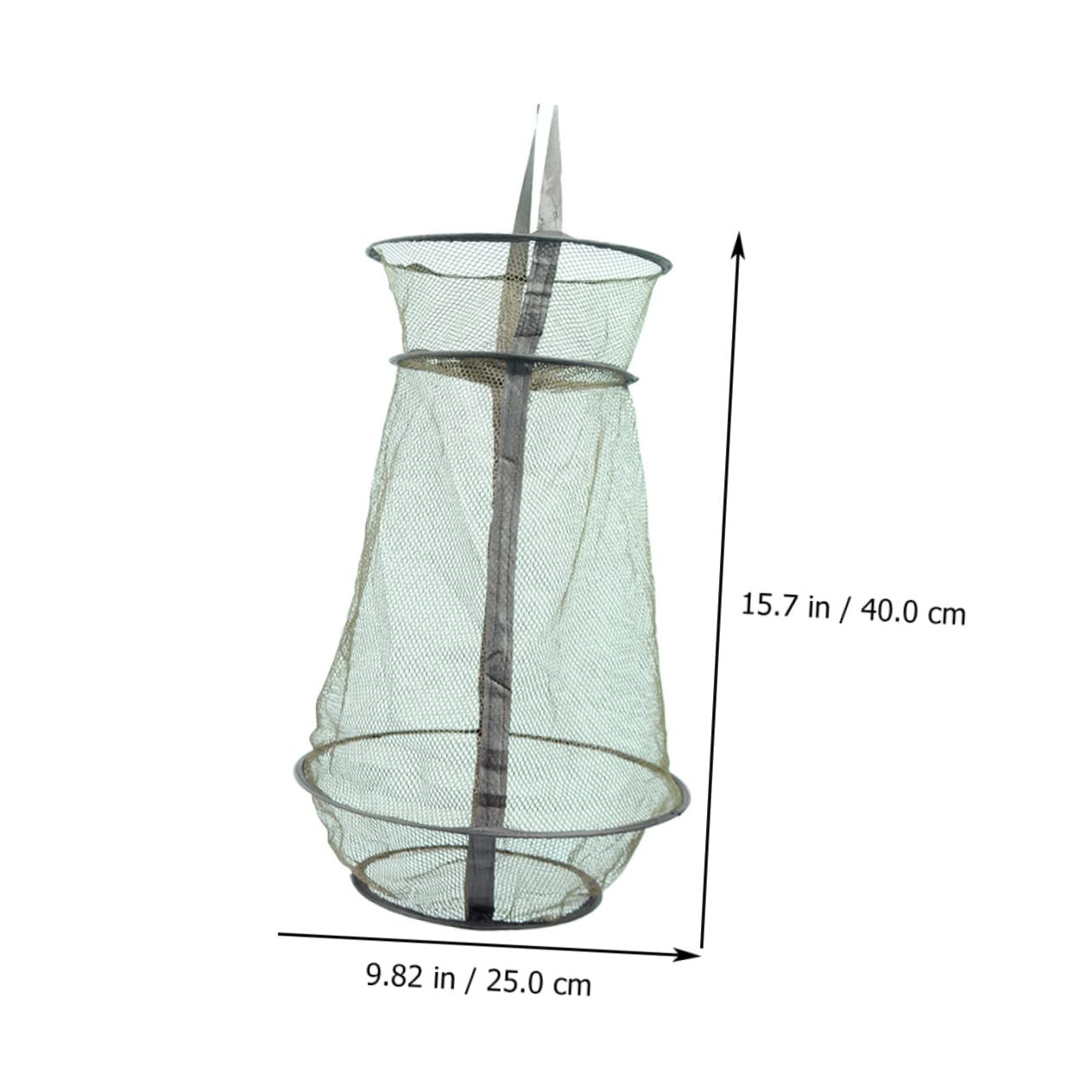 TOYANDONA Gabbia Per Pesci Fishing Net Pescare Trappole Reti Per Cesti Per Pesci Di Grandi Dimensioni Netto Presa Rete Da Pesca Portatile Rete Da Pesca Pieghevole Green