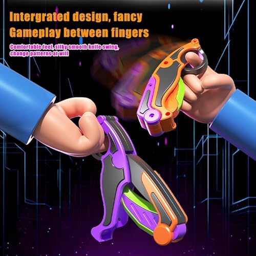 image for PETBSNVB 2pcs Fidget Claw Knife, 3D Gravity Knife Toy, 3D Gravity Plas