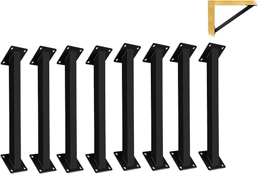 45 Corner Angle Brace Heavy Duty Wooden Structures Support Connector Corner Brace Inside Joint 45 Degree Corner Brace for Wood Beam Gazebo Deck Patio DIY ProjectsSize8pcs