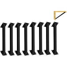 45 Corner Angle Brace Heavy Duty Wooden Structures Support Connector Corner Brace Inside Joint 45 Degree Corner Brace for Wood Beam Gazebo Deck Patio DIY ProjectsSize8pcs