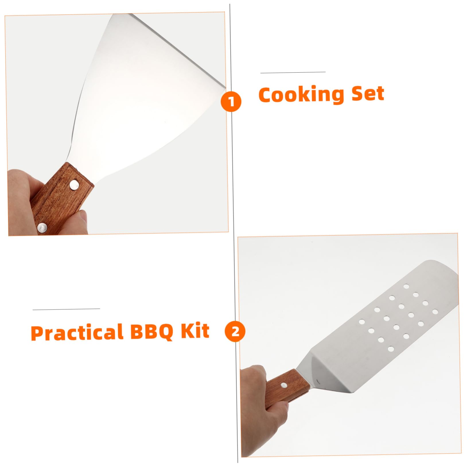 Toddmomy Kit de Utensilios para Barbacoa Profesional de Acero Inoxidable Diseño Completo y Fácil Manejo de 12 Piezas para Barbacoa al Aire Libre y Camping