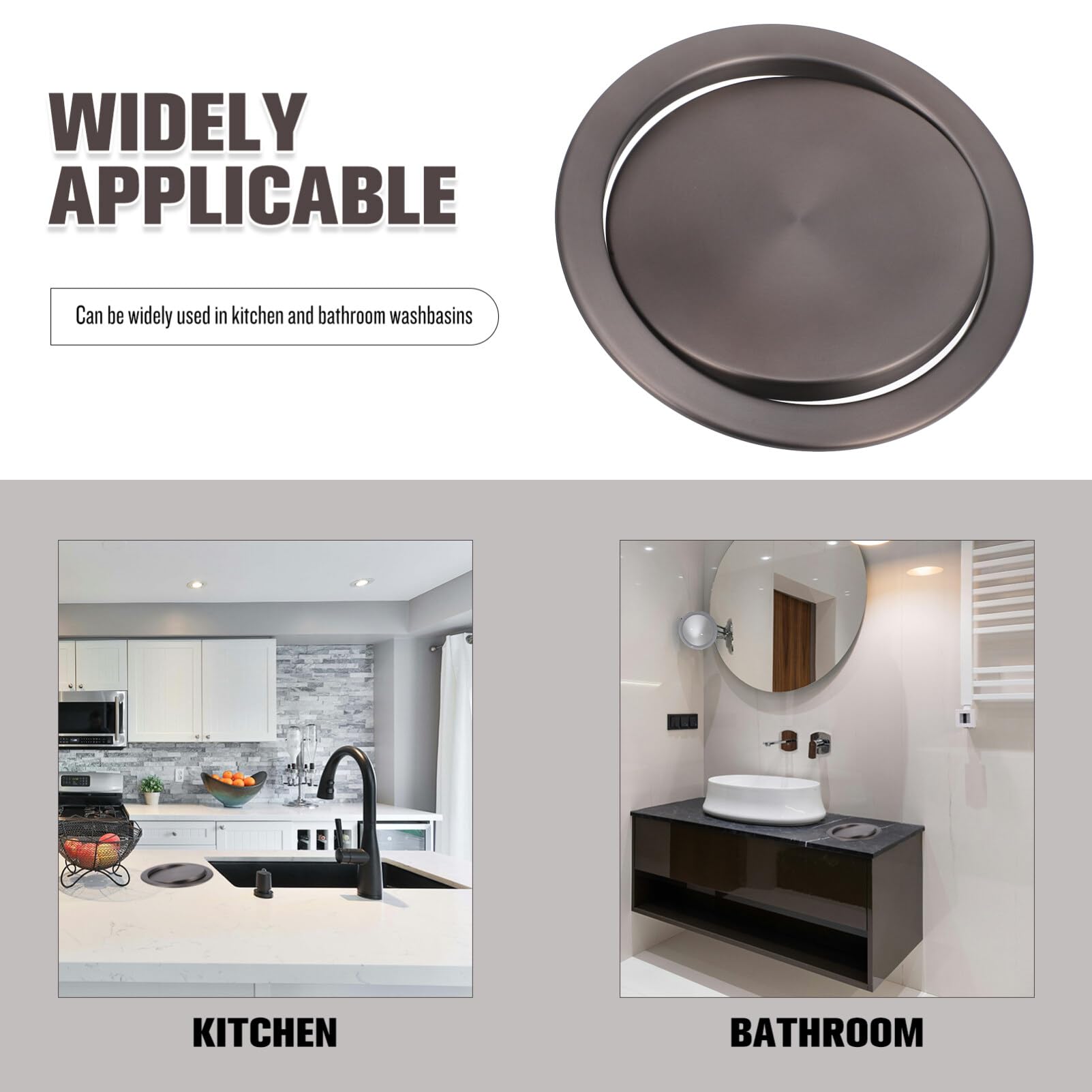 ABOOFAN Drop-in Countertop Trash Bin Lid - Image 4