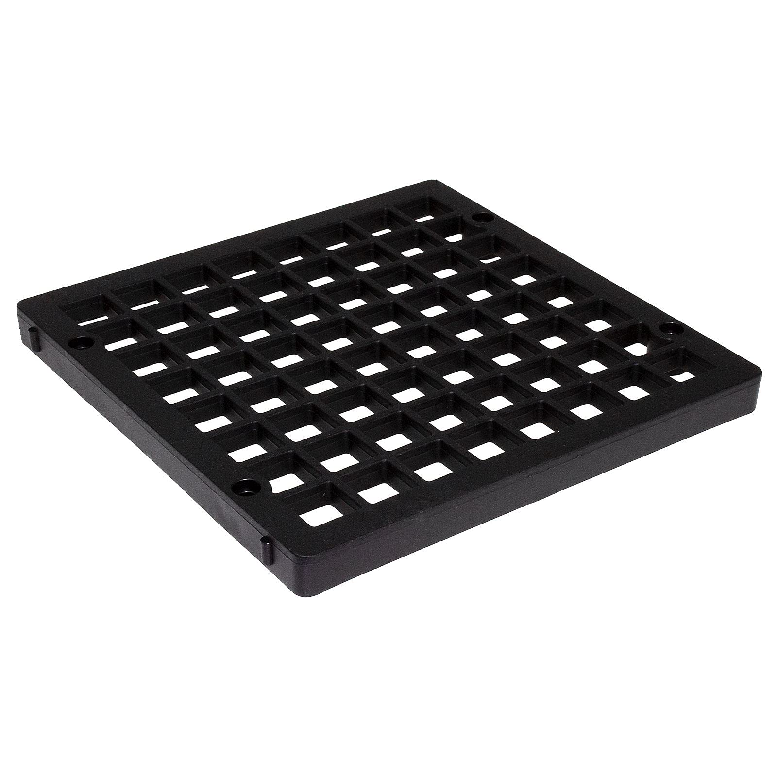 Square Hopper Grid 110mm Underground Drainage Pipe Fittings Bend Trap Gulley Socket Grid Coupler