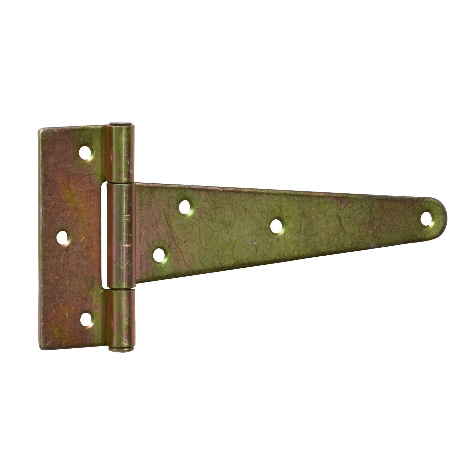BRESKO Kreuzgehänge verzinkt Scharnier Torband Türband Ladenband T-Scharniere T-Bänder 2er Set mit Schrauben (150x35x80 mm)