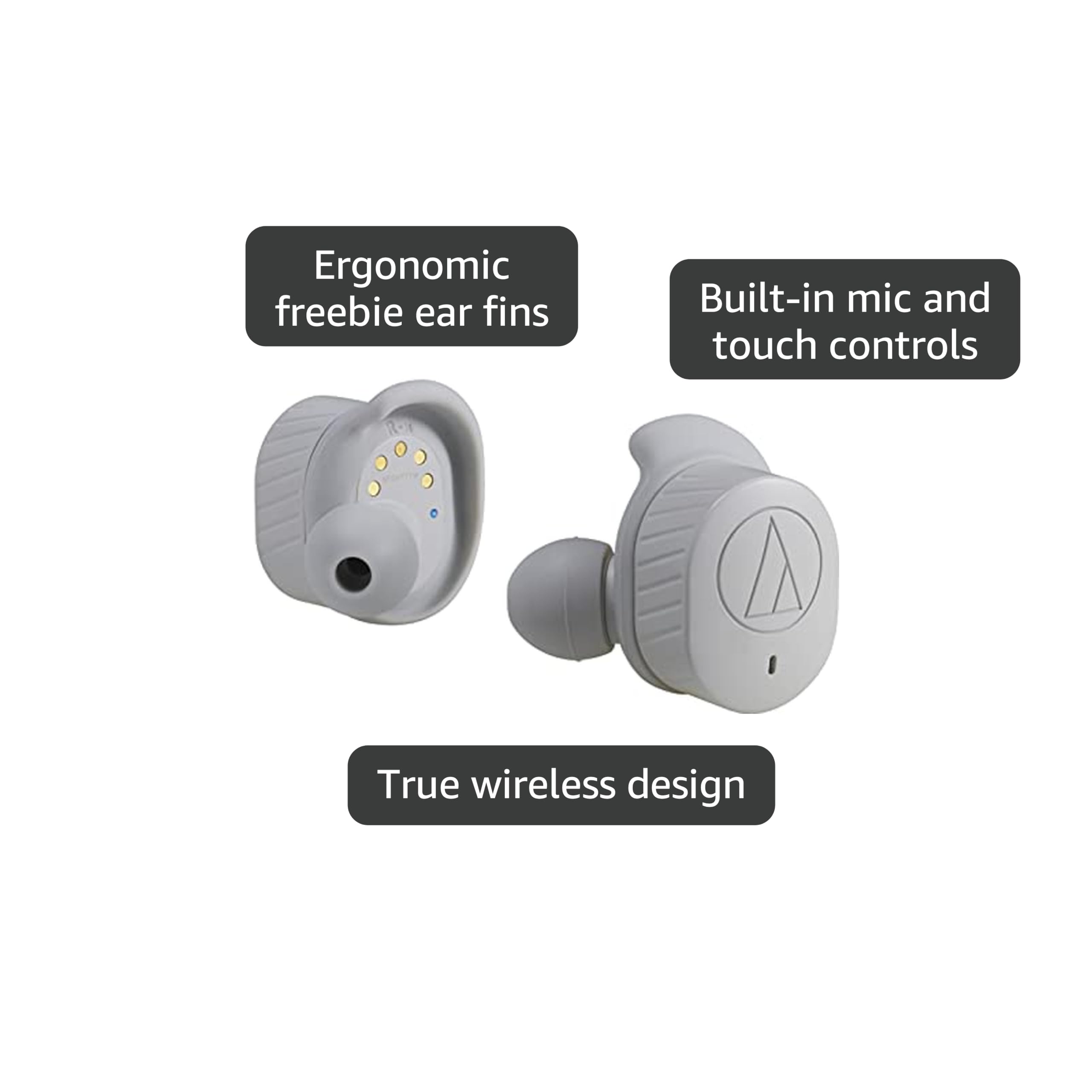 Amazon.com: Audio-Technica ATH-SPORT7TWGY SonicSport Wireless in