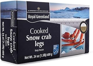 Royal Greenland Cooked Snow Crab Legs, 24 OZ