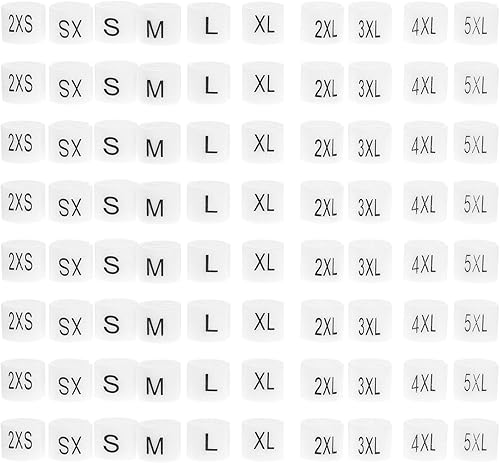 200 piezas de hebilla de tamaño redondo para colgar ropa, marcador de tamaño para ropa de niños, etiqueta de tamaño para niños, etiquetas de