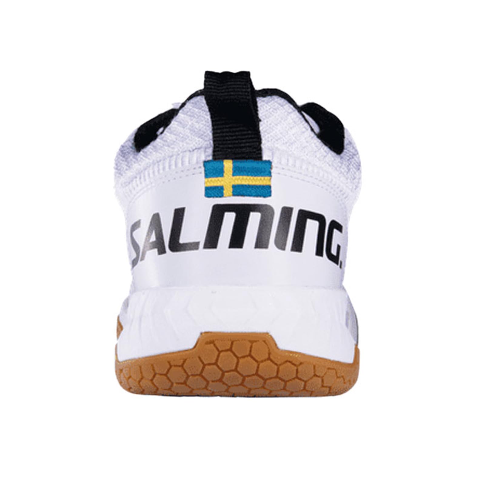 Salming Rival Herren Squashschuhe (Weiß/Überschall) & Schwarz/Weiß (Squash, Racquetball, Volleyball, Floorball)