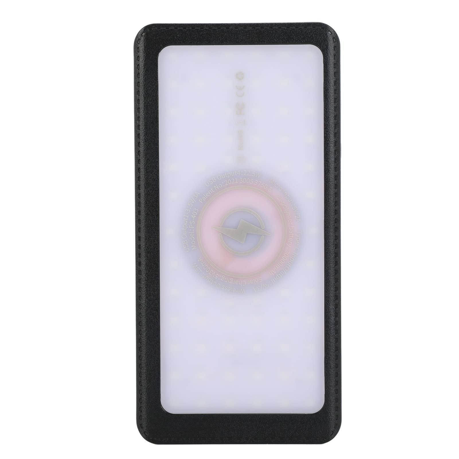 Power Bank Solare da 30000 MAh, 66 Luci LED con 4 Uscite USB per Campeggio All'aperto