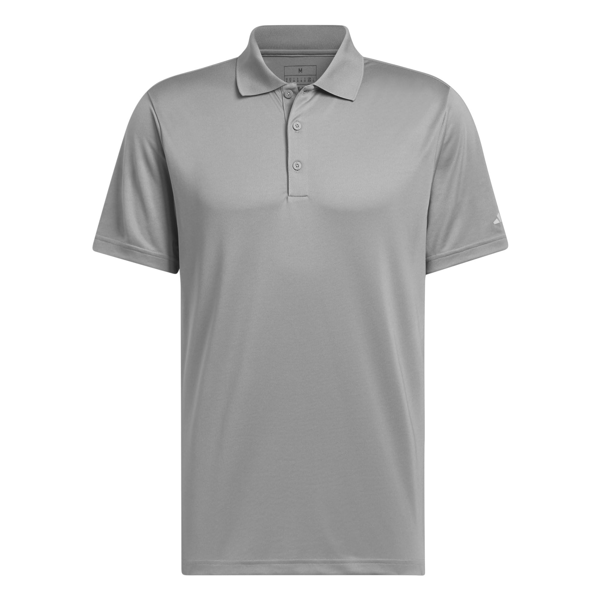 adidas Men's Core Performance Primegreen Polo Shirt, Grey Three, XXL