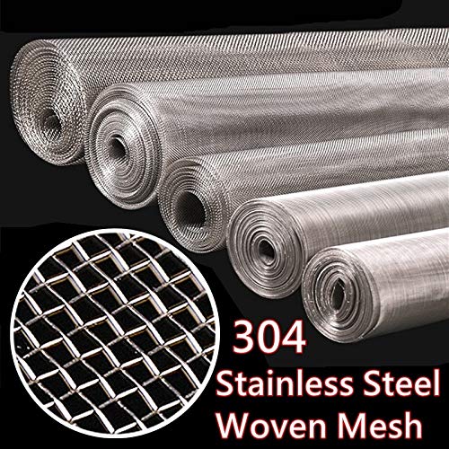 HWW-GONGYELW, 1st 304 RVS Filter Mesh Screen 4-500 Mesh RVS Geweven Mesh Metalen Draad Mesh Screening Auto Fix Sheet… - Image 3