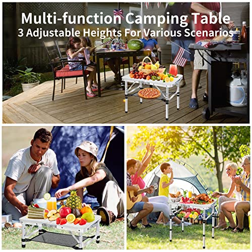 Small-Folding-Camping-Table-3-Heights-Adjustable-Portable-Folding-Camp-Table-2Ft-24L-x-16W-Aluminum-Foldable-Picnic-Table-with-Mesh-Layer-White-Folding-Table-for-Outdoor-Indoor-Beach-BBQ