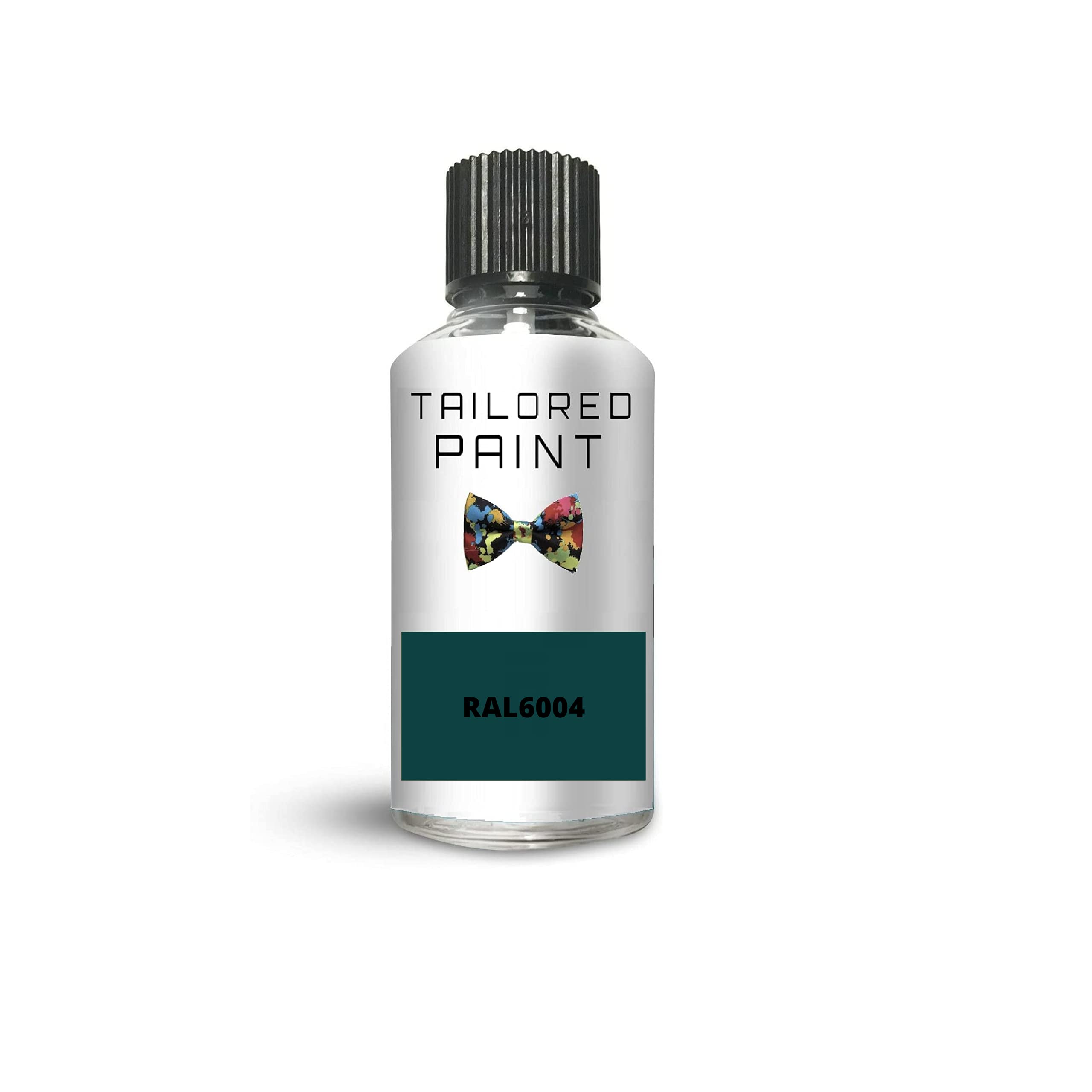 RAL6005 Moss Green Matt Touch Up Paint with Brush Matt Paint for Wood, Metal, Plastic, PVC, UPVC, Fascia Soffit Furniture Boards - Indoor & Outdoor