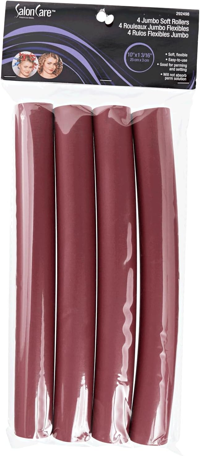 Salon Care Jumbo Soft Rollers 1 3/16 Inch