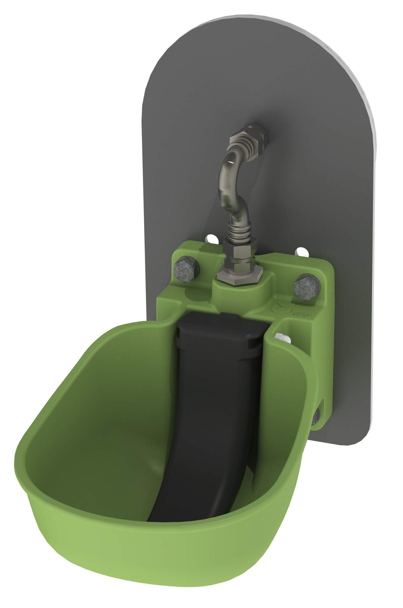 Kerbl Bebedero KN50 con Placa Adaptador para Cultivo de pastos