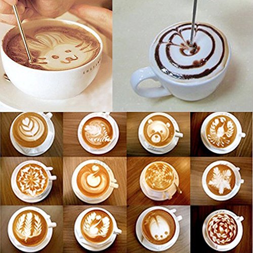DLIDR Profesional Barista Café Latte Cappuccino Espresso Decoración Arte Pen Cafe Cocina Decoración Herramienta - Imagen 7