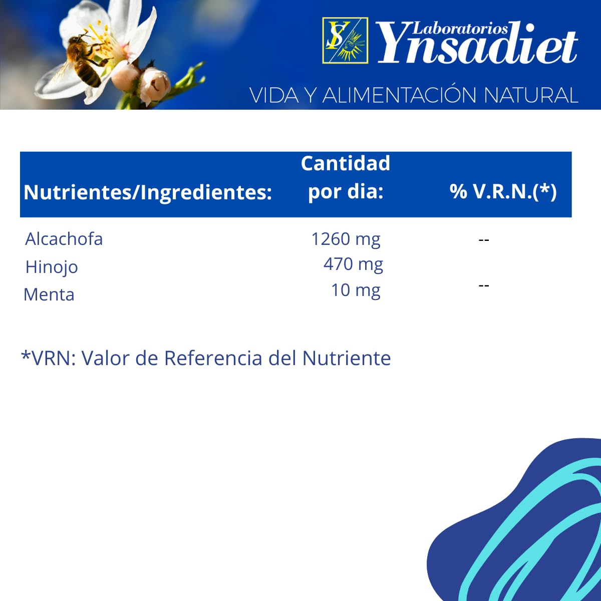 Alcachofa con Hinojo 20 ampollas de Ynsadiet