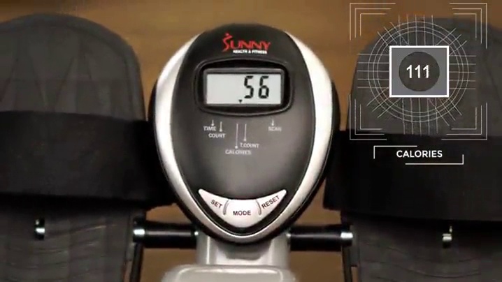 Sunny-Health-Fitness-SF-RW5639-Full-Motion-Rowing-Machine-Rower-w-350-lb-Weight-Capacity-and-LCD-Monitor