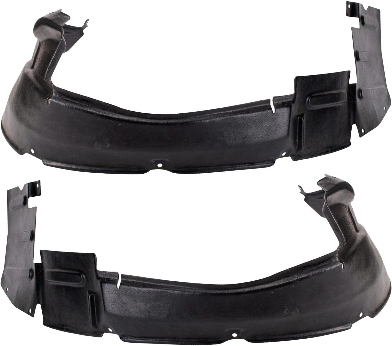 TRQ Inner Fender Liner Set Compatible with 1991-1996 Buick Regal GM1248110 GM1249110