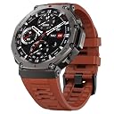 Shyenah DM58 GPS Adventure Sports Military Grade Smartwatch 1.43" AMOLED,5ATM Waterproof, 170+ Sports, Compass, Altimeter, 24H Sleep, Heartrate, Blood Oxygen, Stress, 500mAh Battery (Red Band) gallery image
