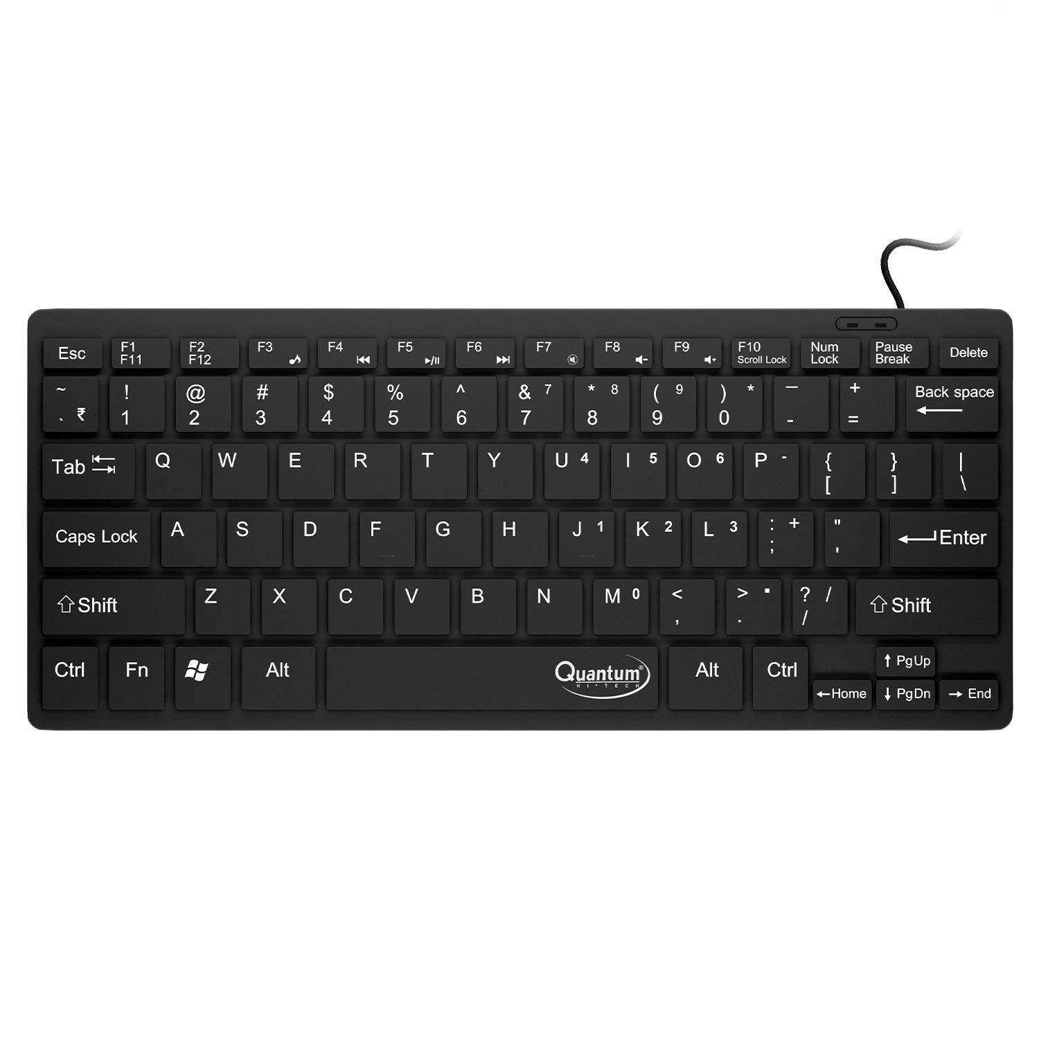 SUBHO Quantum Qhm7307 Mini Keyboard For Laptop/Desktop, USB, Black (B09H522HP1) Amazon Price History, Amazon Price Tracker