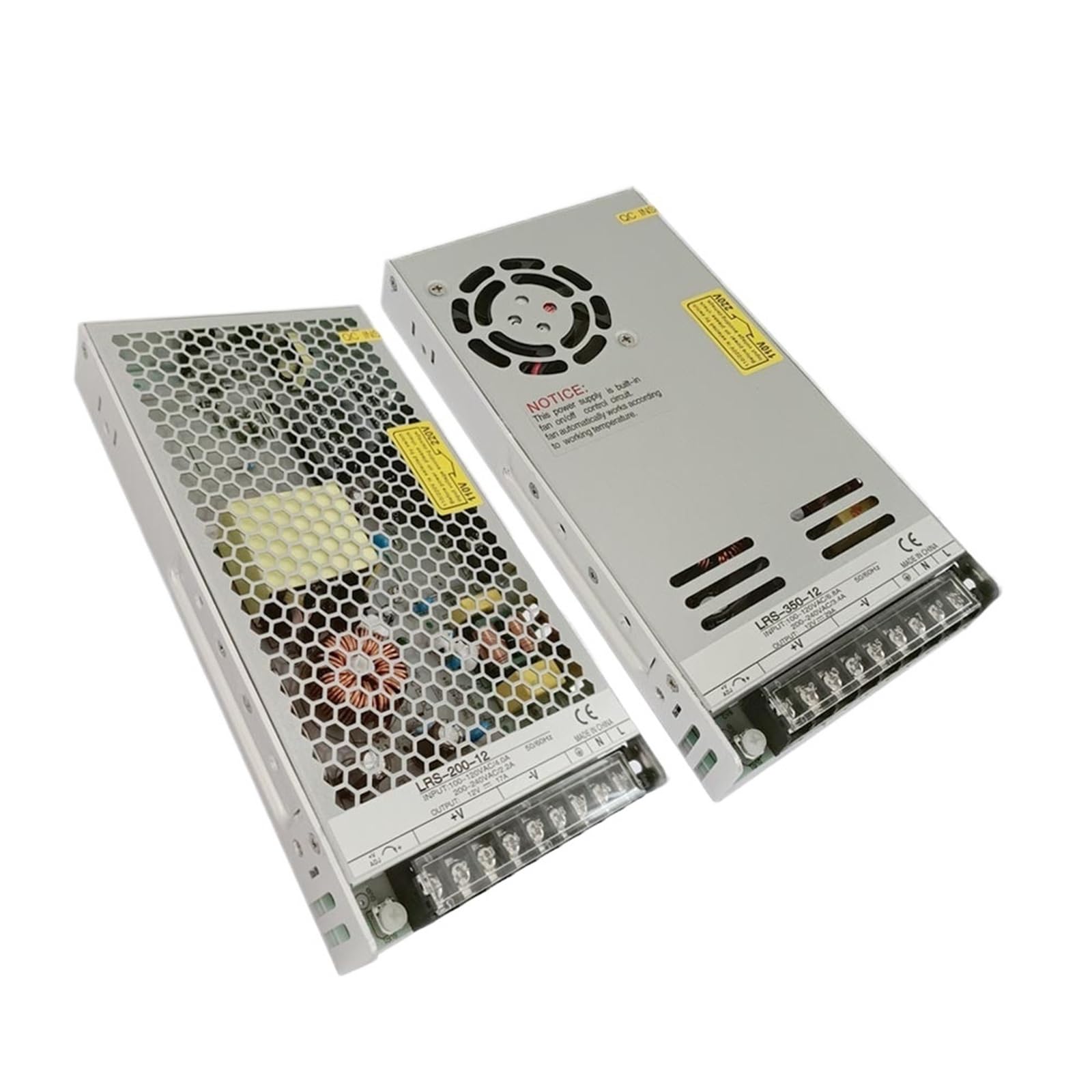 JJHQOKYNA 1pcs LRS-200W 250W 350W Single Output Ultra Switching High Power Supply 12V 24V Thin for Industrial Control Automation Equipment(24v,200W)