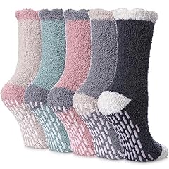 5 Pairs Non Slip Dark Color