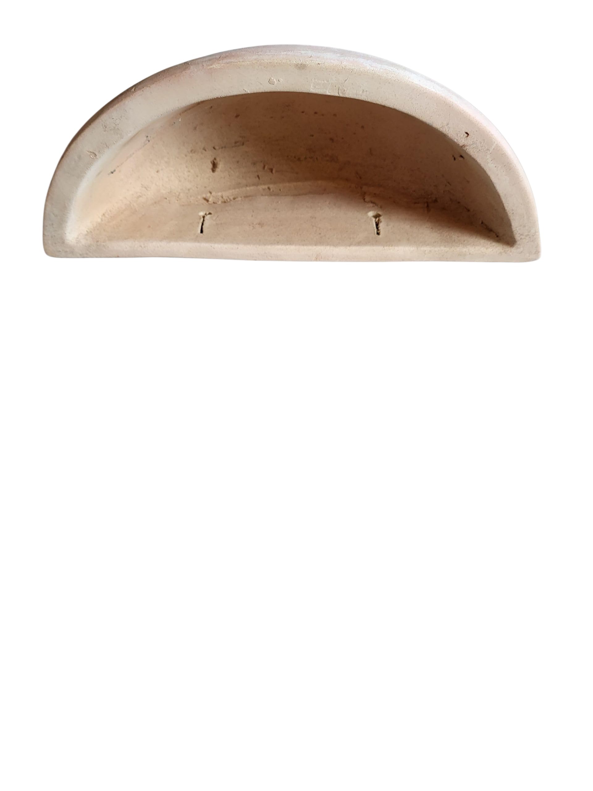 VASI GERLA A MURO IN TERRACOTTA FATTE A MANO (SET DI 2 PEZZI), FIORIERA A PARETE, LUNGHEZZA CM. 36, ALTEZZA CM. 21, PROFONDITA' CM. 16 VASI IN COTTO GIARDINO TERRAZZO PIANTE GRASSE SUCCULENTE