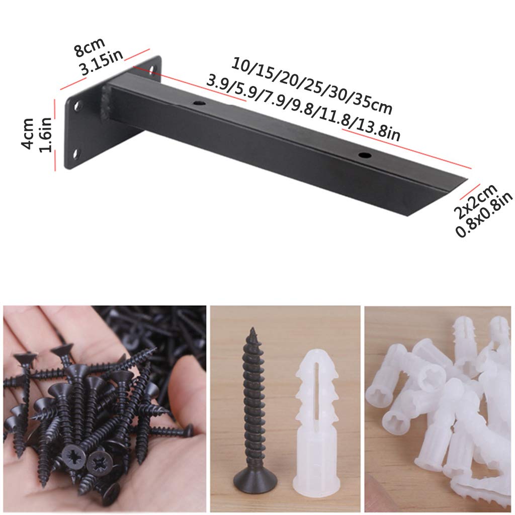 Staffa Invisibile Per Mensola Galleggiante - Completamente Nascosta Supporto Perfetto Montaggio Completo Set Completo Di Viti E Tasselli Staffe Cieche In Acciaio Temprato 5 Ripiani 89908898 - Foto 7