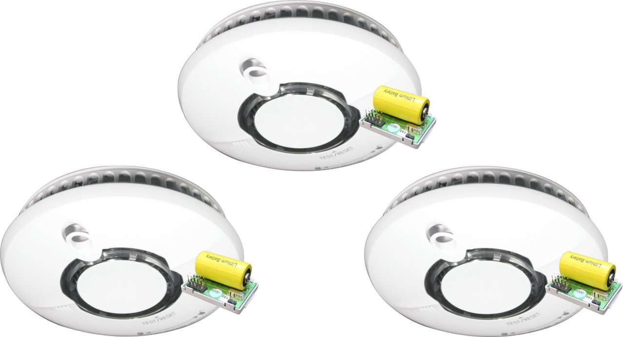 FireAngel Funkrauchmelder 3-er Set, weiß, ST-630 DE
