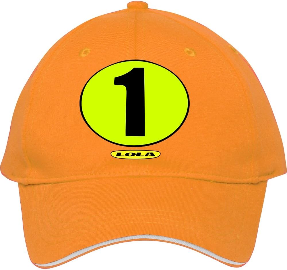 Fashion Adjustable Cotton Baseball Cap Snapback Lola Racing T-shirt Hat (male/female)