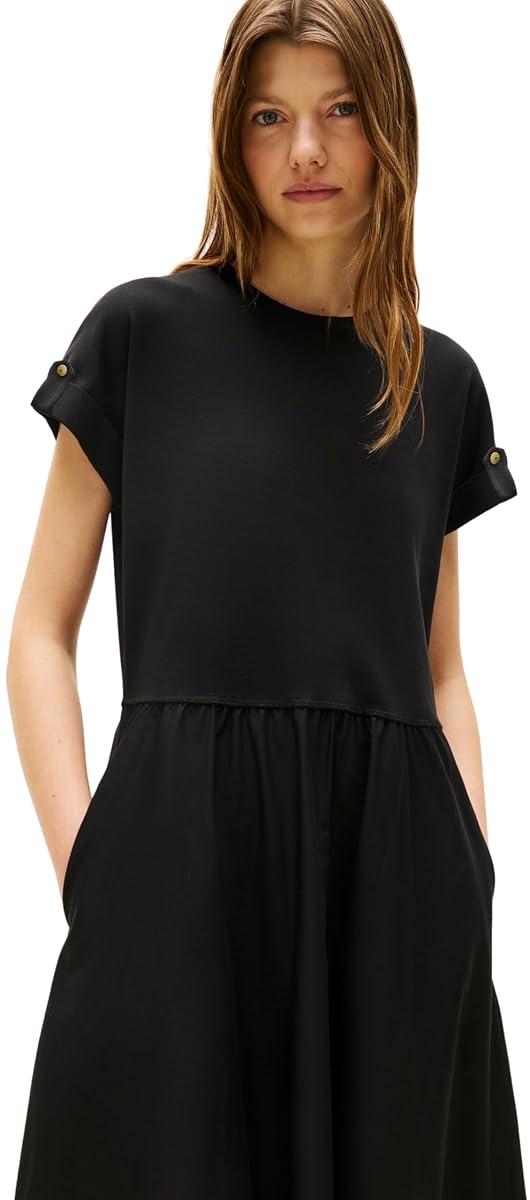Tommy Hilfiger Damska nowoczesna sukienka Cody Midi Mix F&f DRS Ww0ww46711 (1 opakowanie)