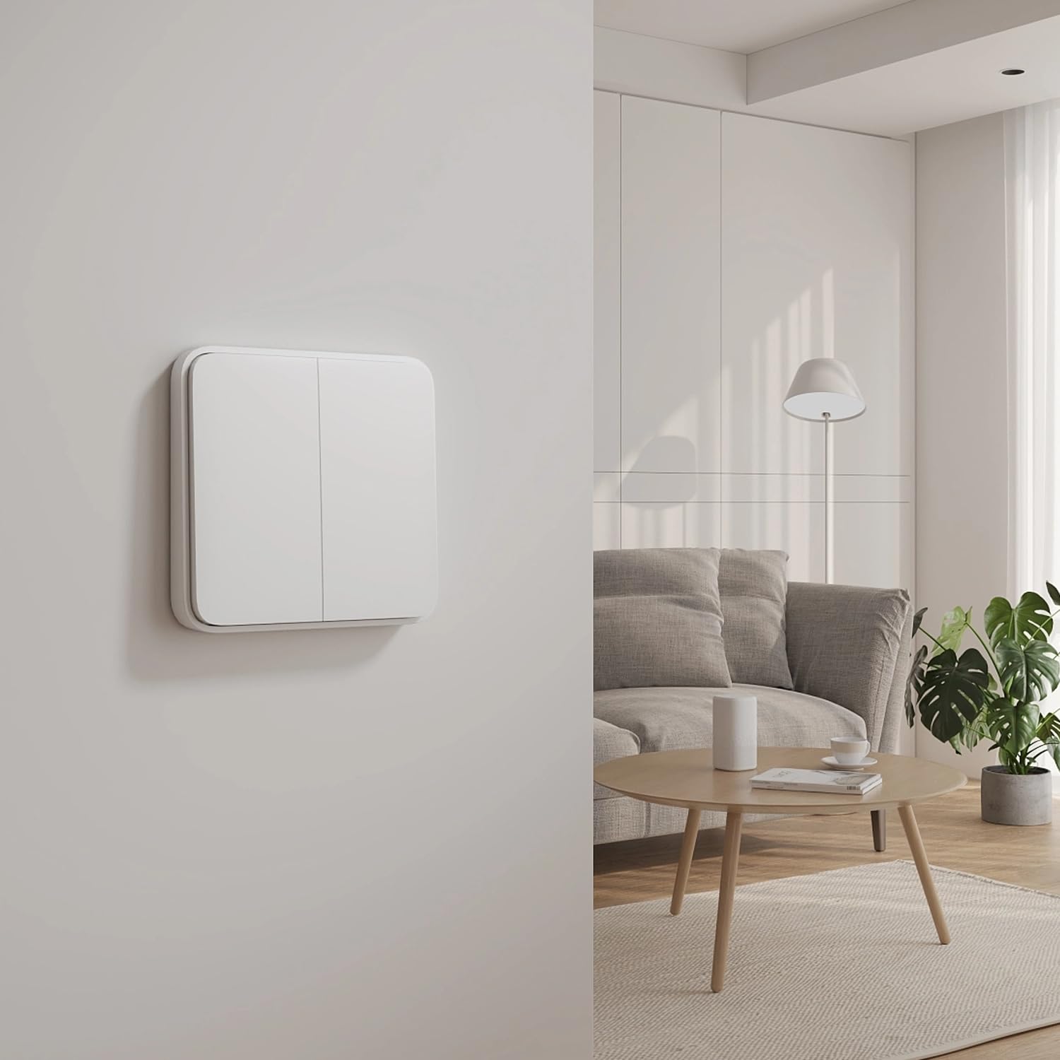 Entretoise Prise Électrique 10mm, Rallonge Boîtier Prise Unique 1 Poste, Kit Extension Durable Interrupteur Lumière Blanc